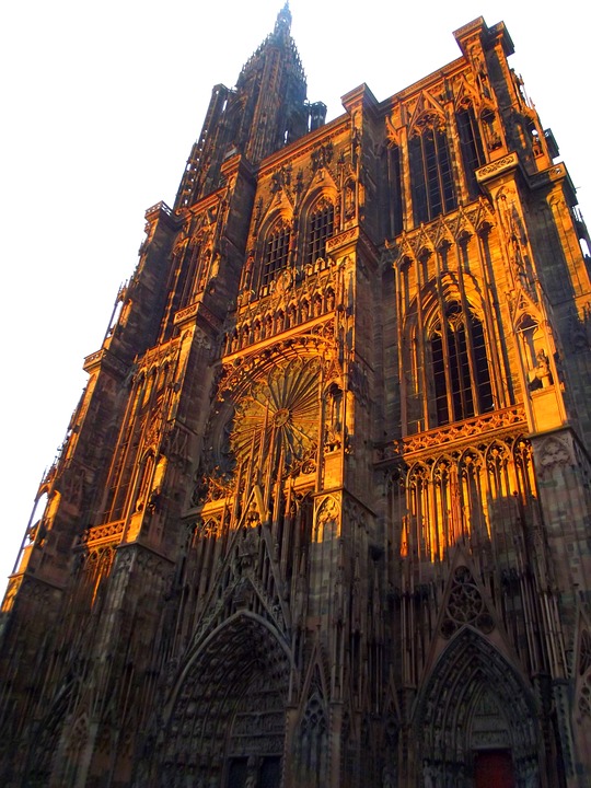 strasbourg, cathedral, architecture