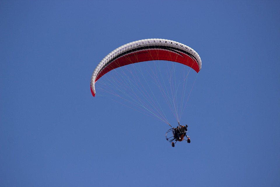 paragliding, paraglider, fly