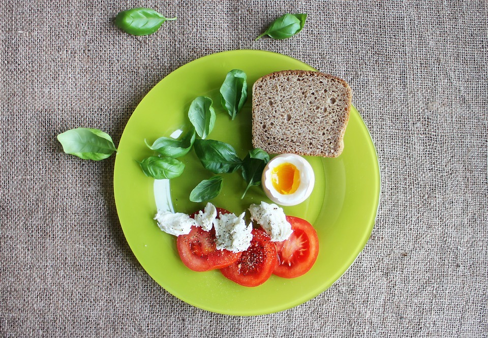 tomatoes, eggs, dish