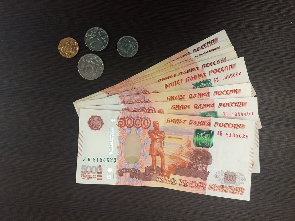 money, bills, ruble