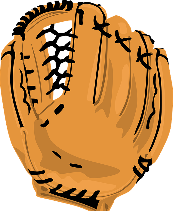baseball, glove, mitt