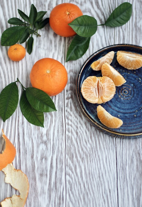 tangerine, new year's eve, fruit