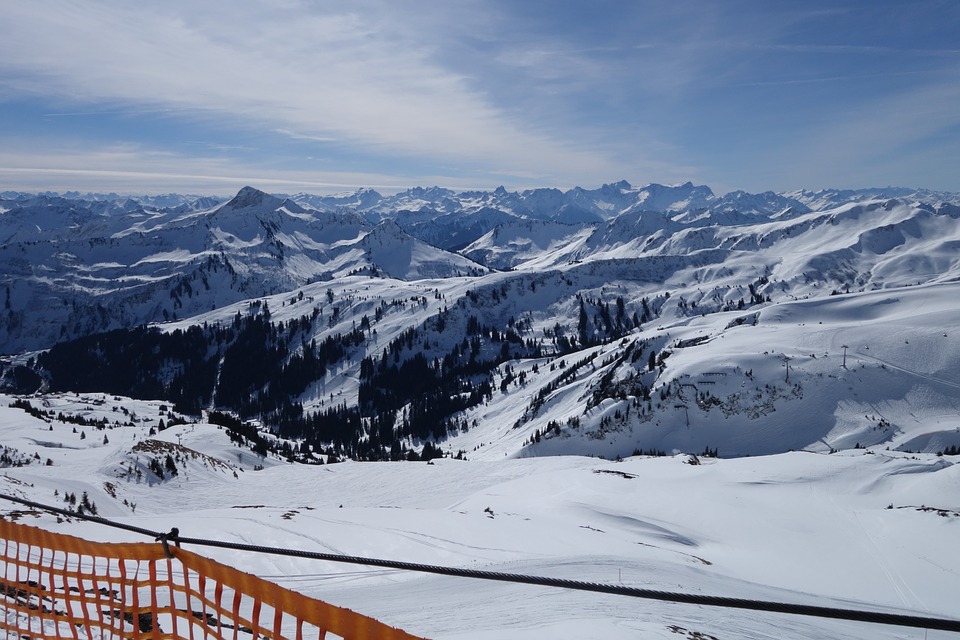 skiing, damüls, austria