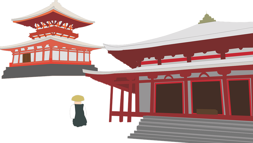 temple, japan, buddhism