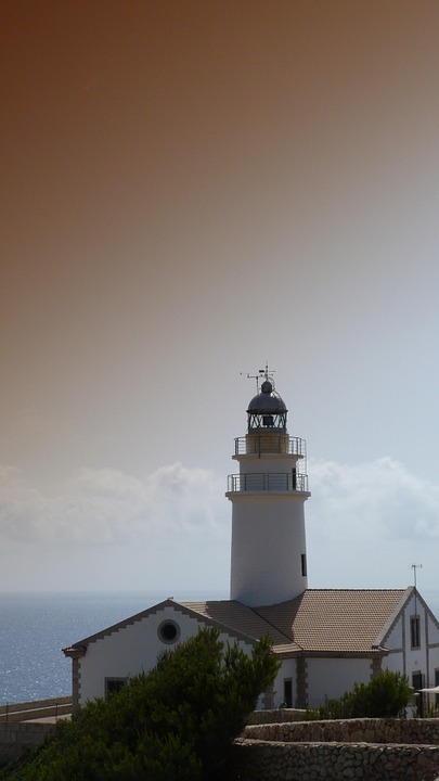 lighthouse, mediterranean, sea