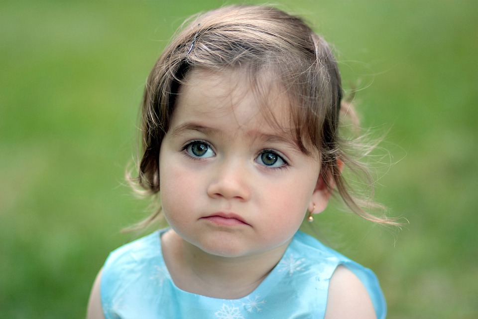 girl, green eyes, toddler
