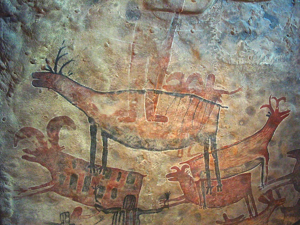 cave paintig, prehistoric, rupestral