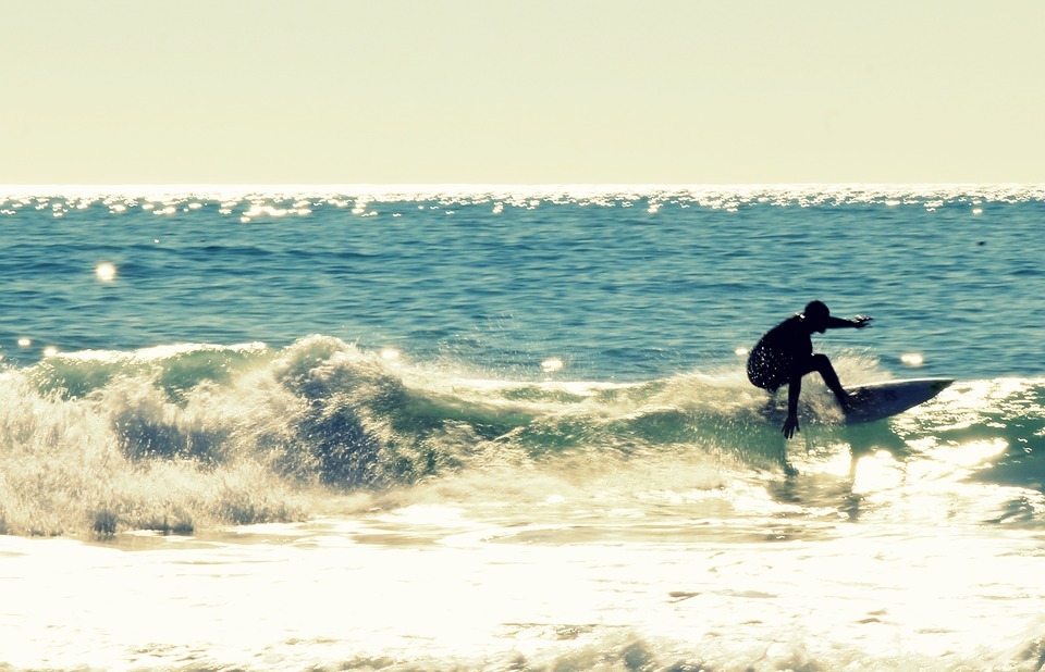 surfing, watersports, sea