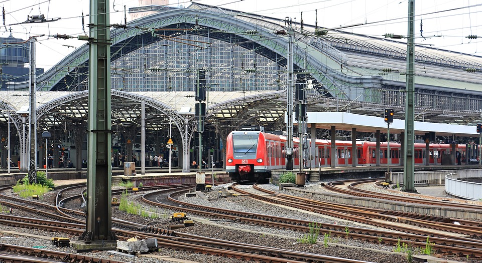 cologne, train, central station