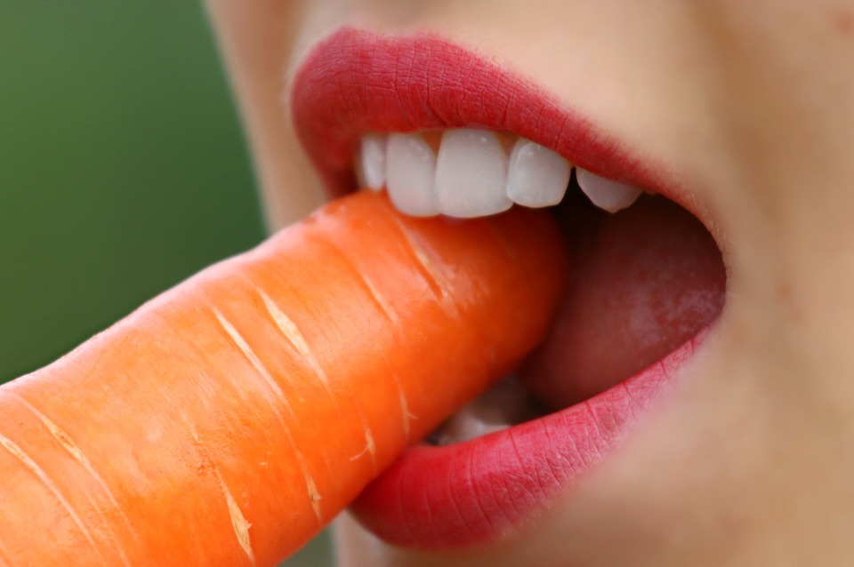 teeth, carrot, diet