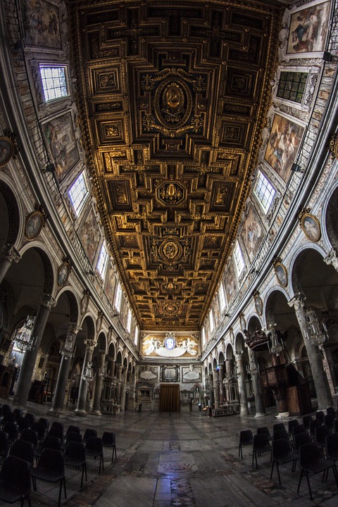 church, the nave, italy