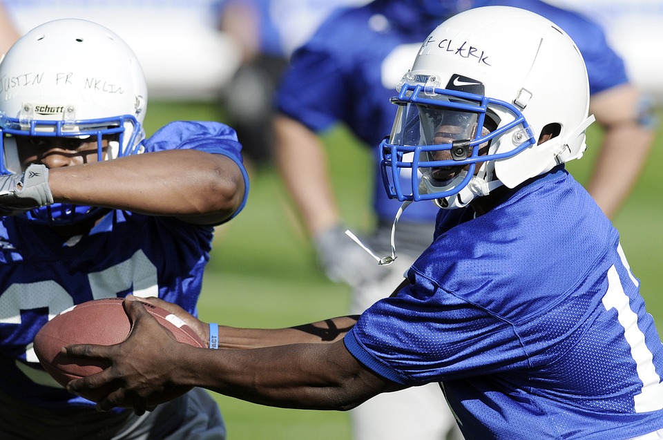 football, american, college Stock Image Everypixel