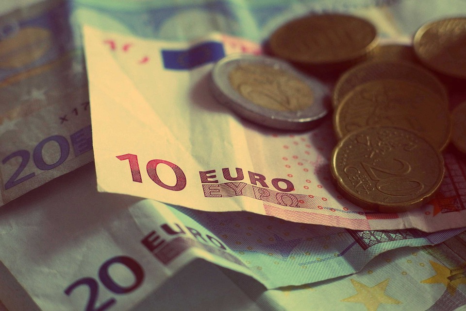 money, euros, banknotes