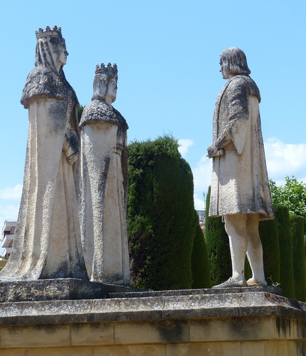 monument of the catholic kings, columbus, isabelle