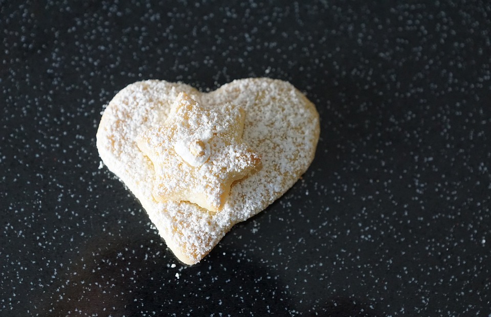 heart, cookie, love