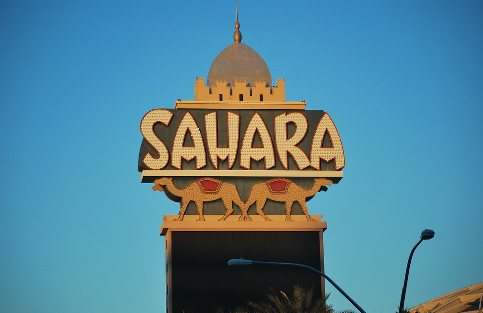 las vegas, sahara casino, landmark