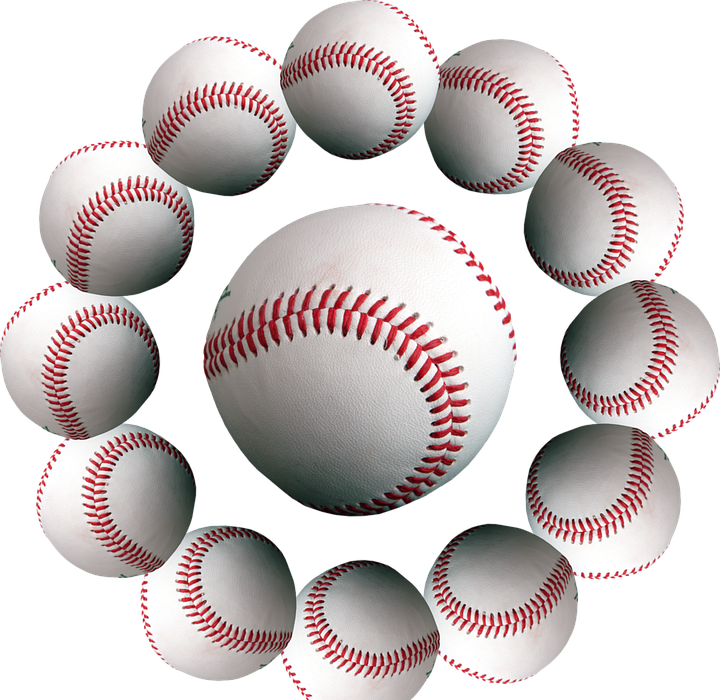 baseball, ball, round