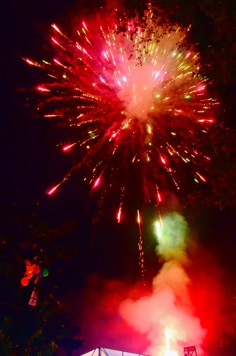 fireworks, party, hanabi