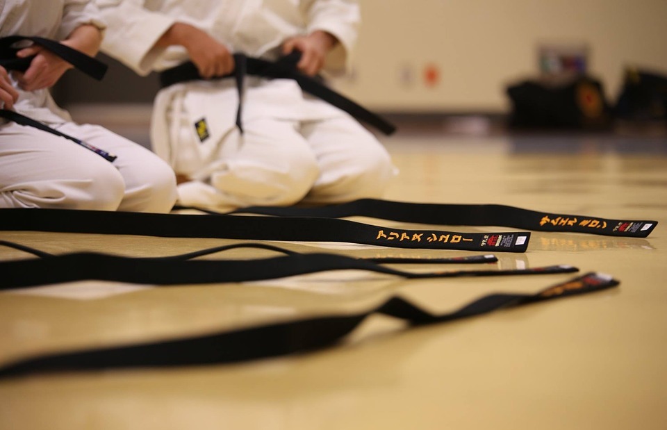 black belt, karate, traditional