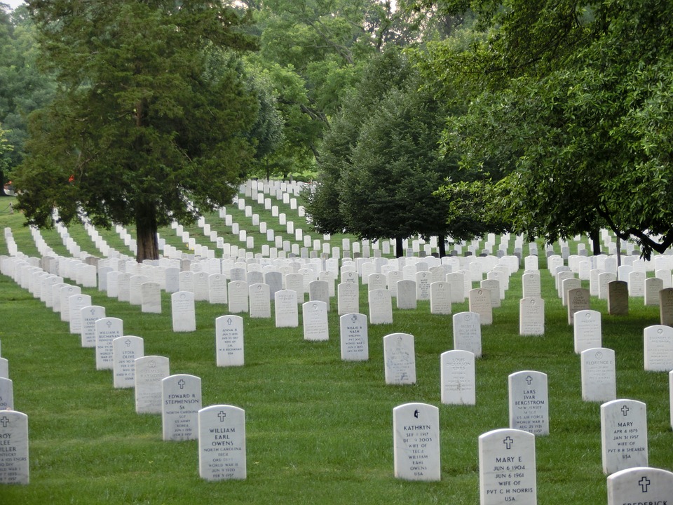 military cemetery, memorial, usa