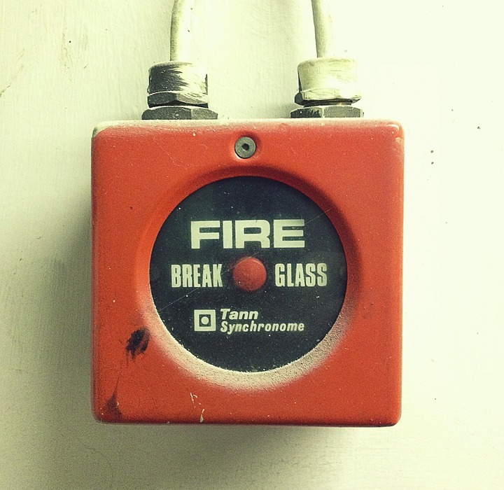 object, fire alarm, alarm