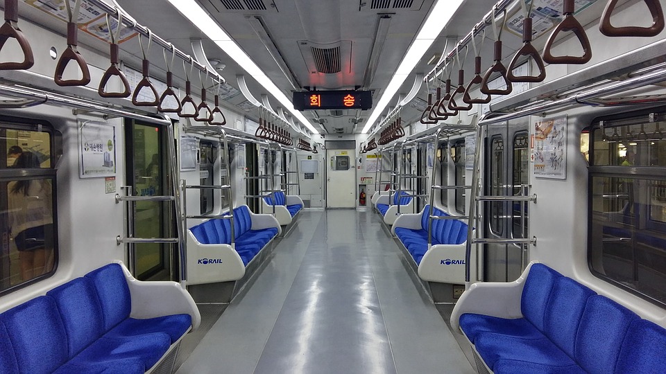 republic of korea, subway, train