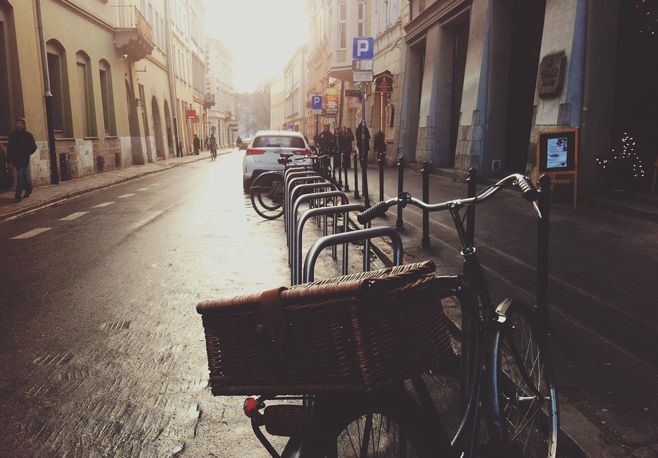 road, urban, bicycle