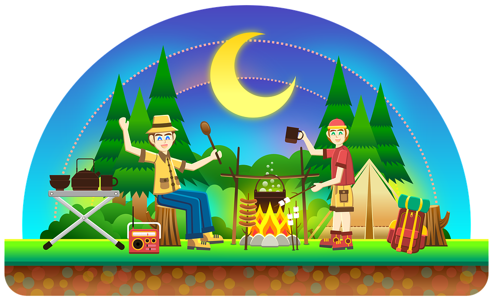 camping, outdoors, outdoor activity