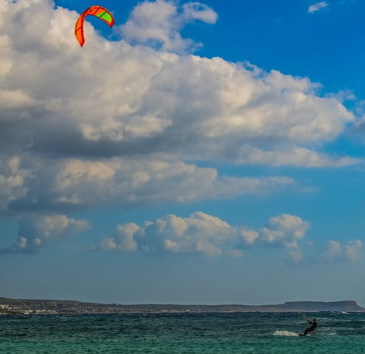 kite surfing, sport, surfing