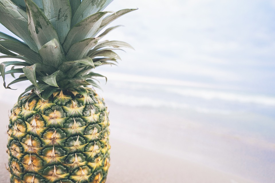 pineapple, fruit, fresh