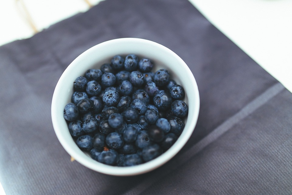 blueberries, fruits, food