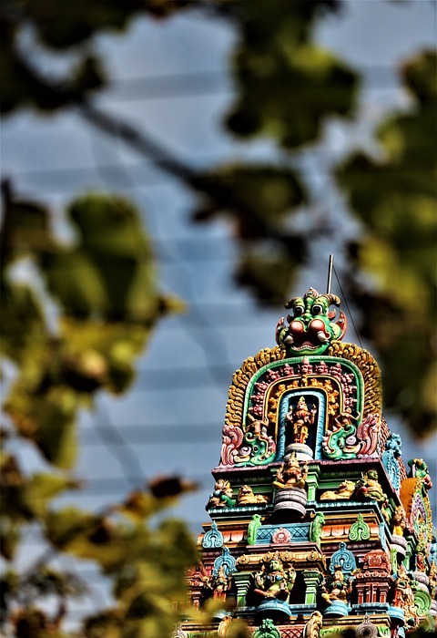 temple, architecture, hindu temple