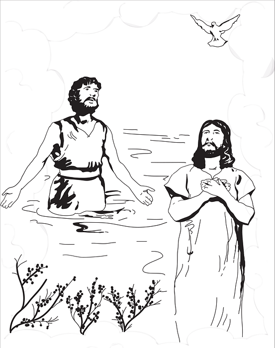 jesus, john the baptist, bible story