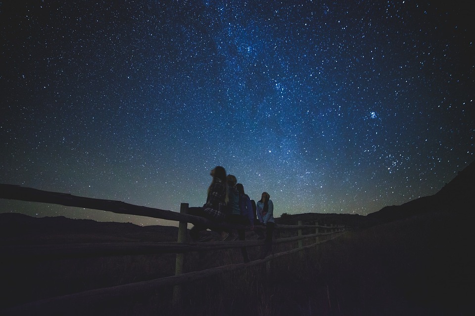 star gazing, starry night, astronomy