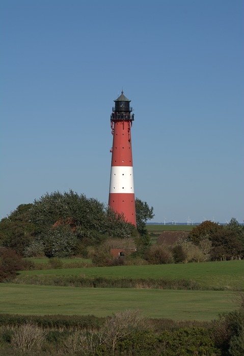 lighthouse pellworm, pellwormer lighthouse, lighthouse