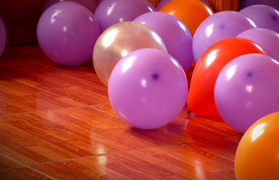 balloons, party, birthday