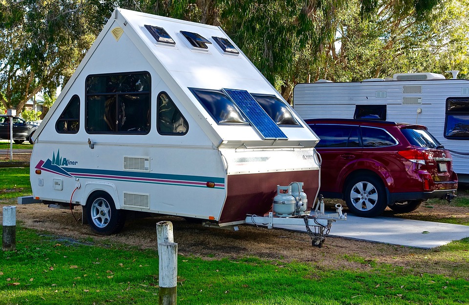 caravan, camping, rv