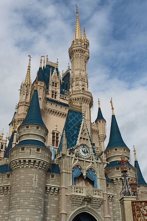 castle, magic kingdom, fantasy