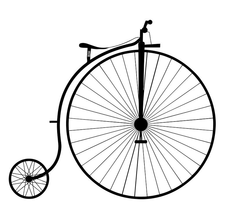 penny farthing, bike, bicycle