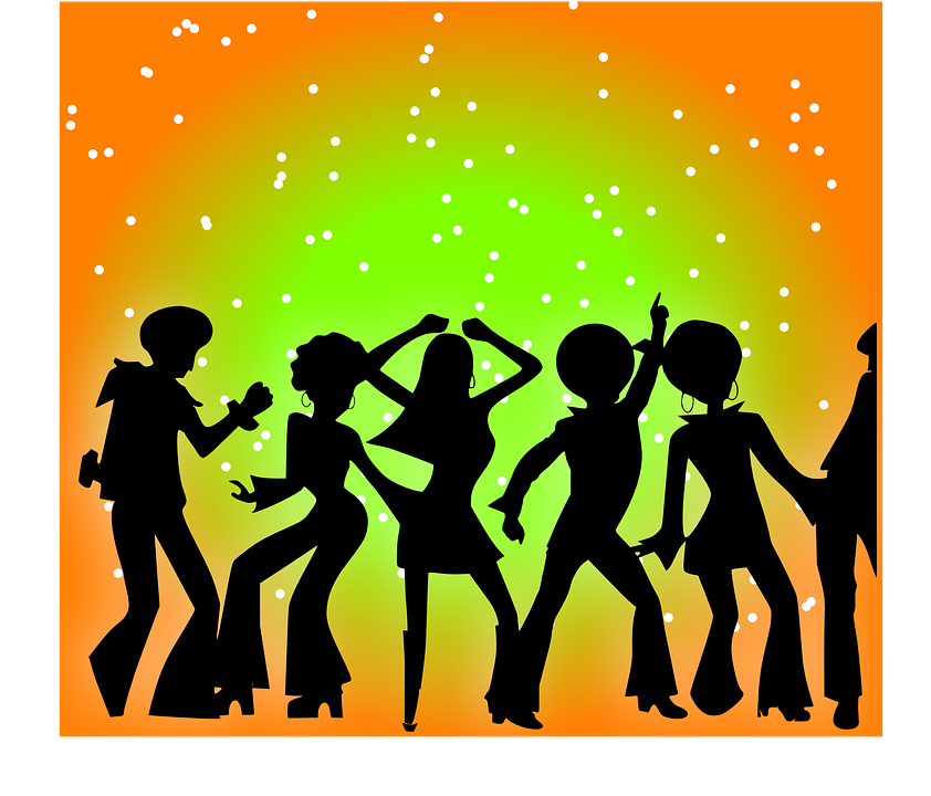 dancers, disco, party