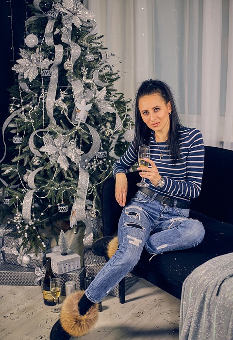 bryansk, girl, new year's eve