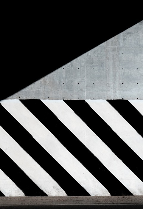 black, white, concrete