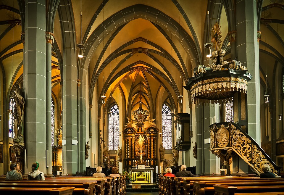 church, altar, christian