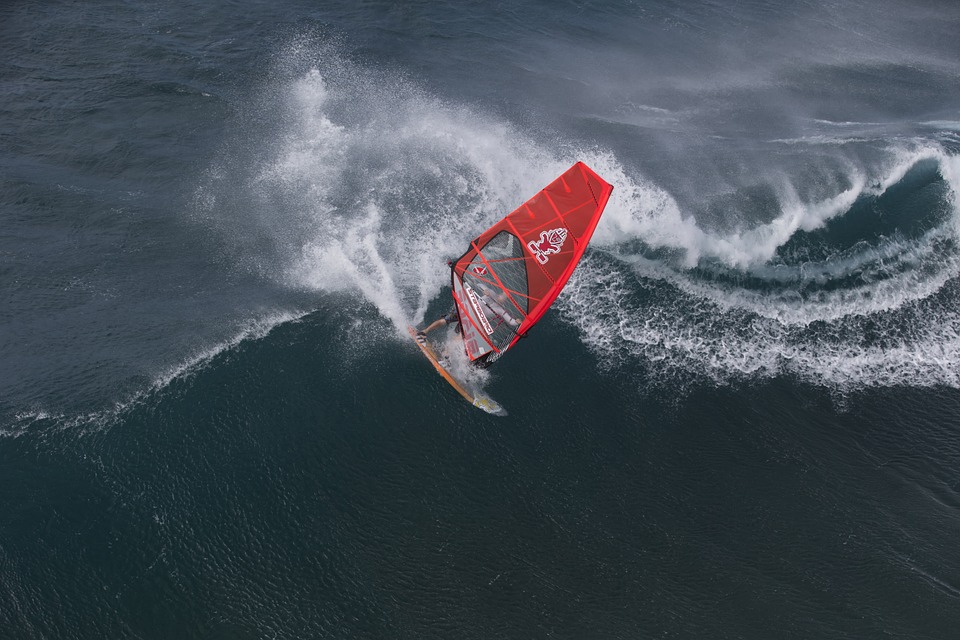 hawaii, wind surfing, recreation