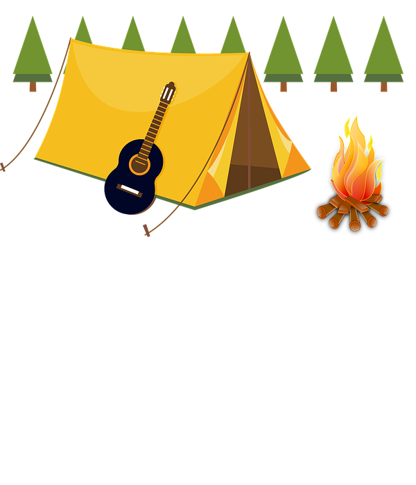 camping, tents, fireplace
