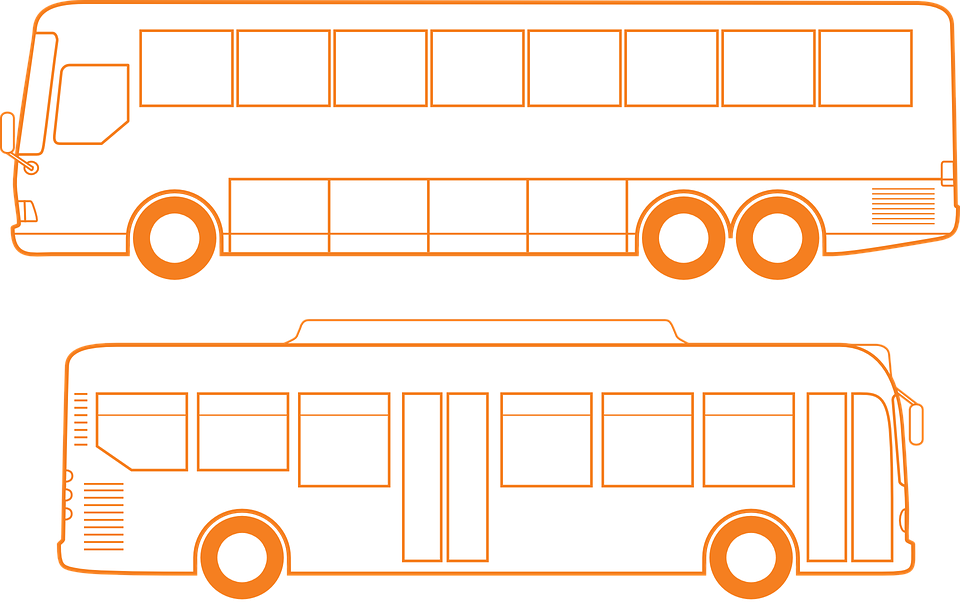 bus, coach, transit
