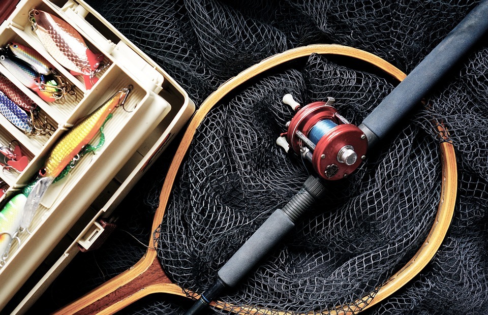 fishing, fishing rod, fishing lures