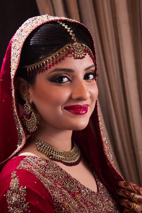 indian, bride, wedding