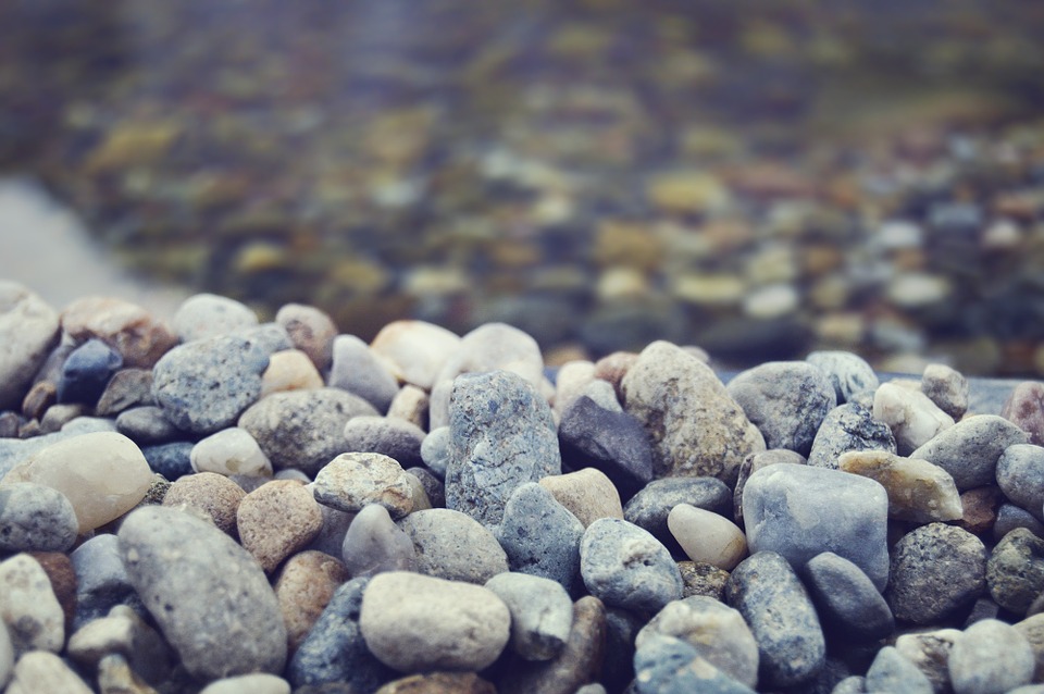 rocks, pebbles, beach