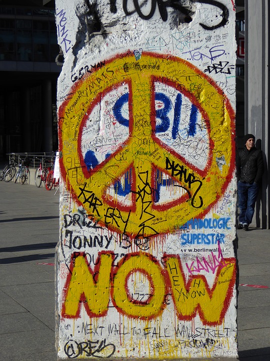 berlin, graffiti, fall of the wall